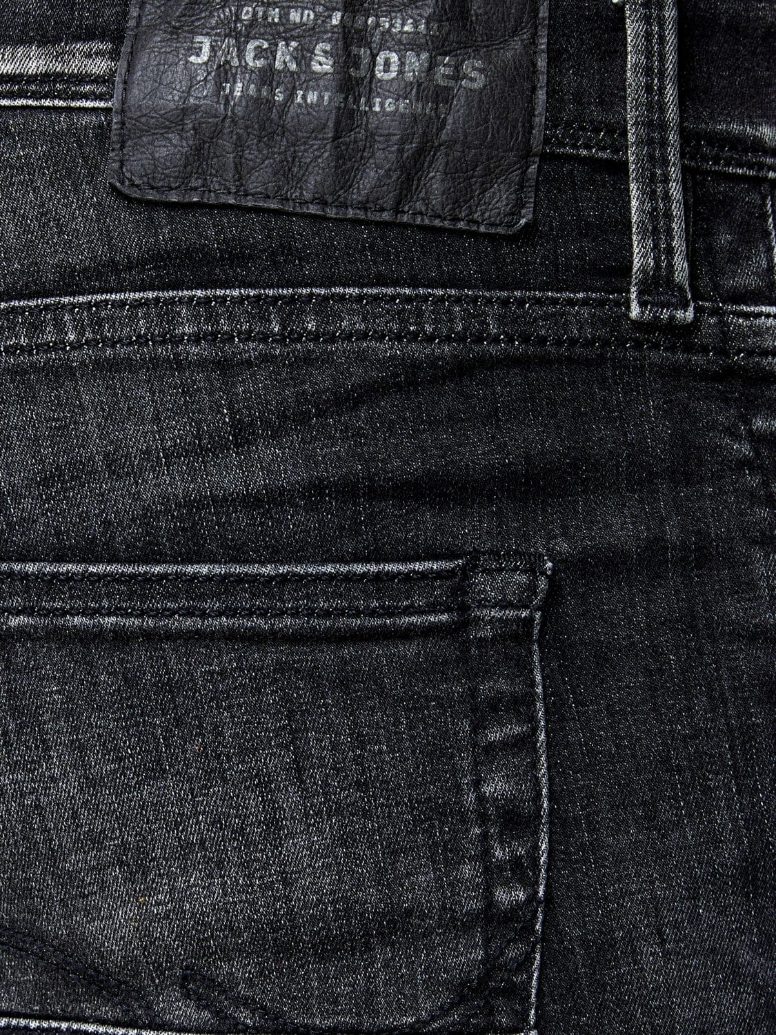 Vaquero super estrecho negro - JJIGLENN JJFOX BL 655 50SPS NOOS